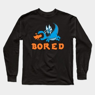 Bored, Silly Dragon Long Sleeve T-Shirt